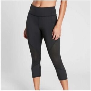 Athleta Contender Mesh Capri Leggings Size Small‎